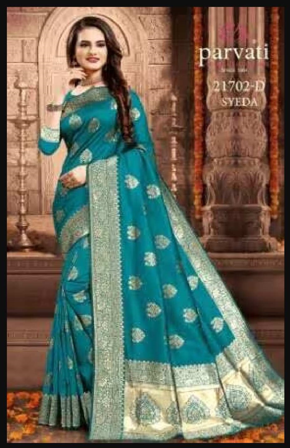 Fancy Heavy Pure Banarasi Silk Saree21702