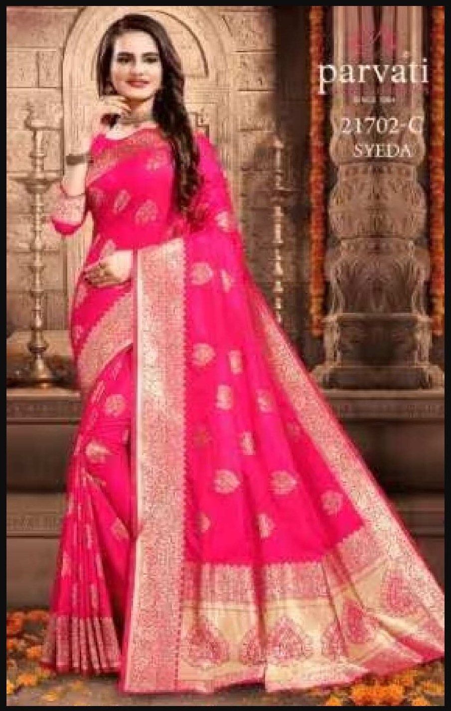 Fancy Heavy Pure Banarasi Silk Saree21702